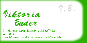viktoria buder business card